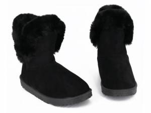 Zimné papučovky čierne