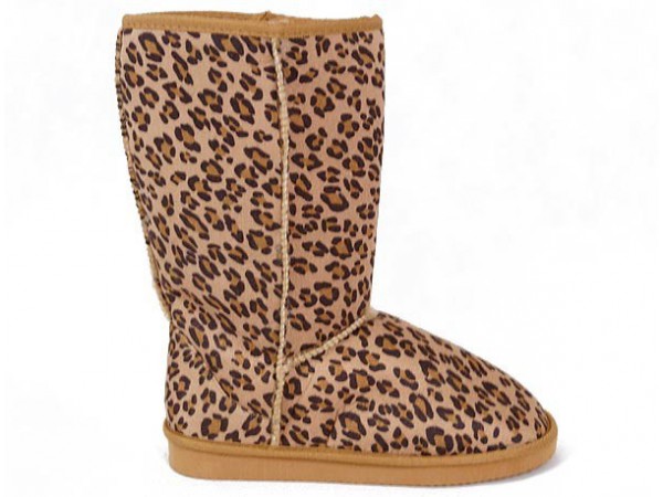 Zimné papučovky leopard
