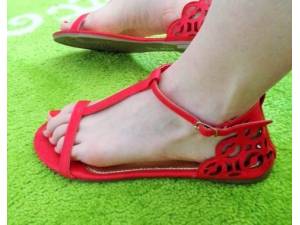 Sandálky RETRO Red