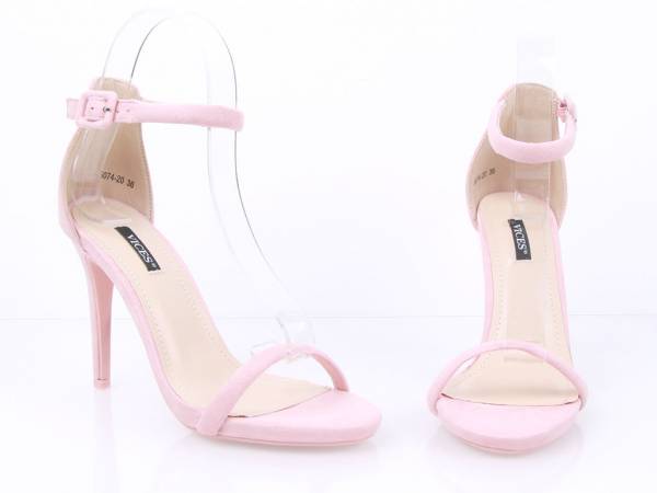 Semišové sandálky ružové